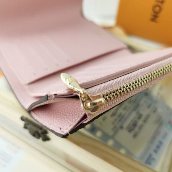 Louis Vuitton Pink and Brown Monogram Wallet - Picture 6 of 8